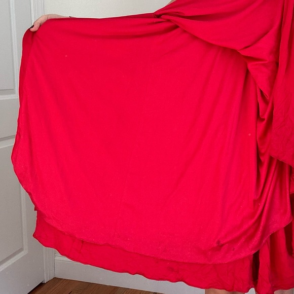 Gorgeous Jersey Knit Embellished Necklace Black Tie Evening Gown - Picture 9 of 9